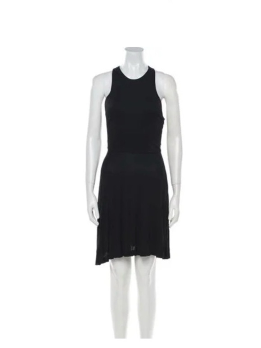 Ralph Lauren Purple Label Black Sleeveless Fit-and-Flare Mini Dress